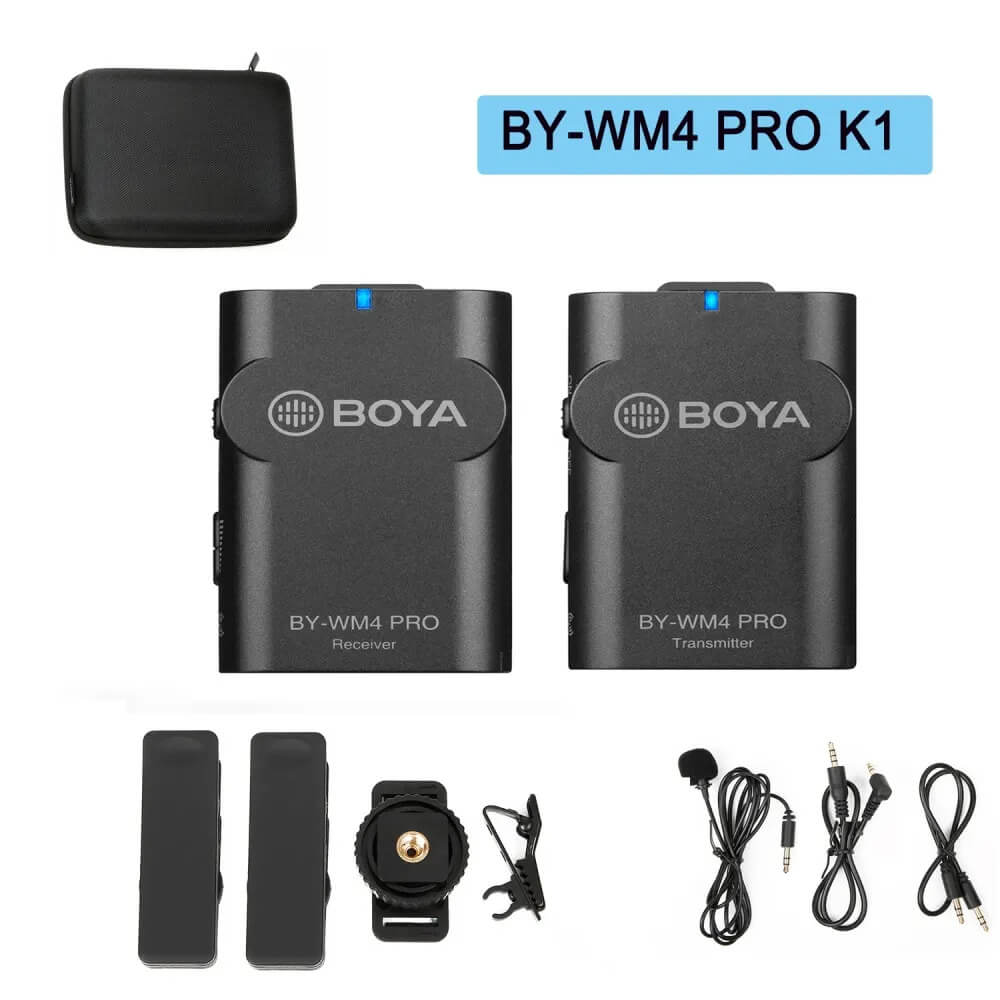 ไมโครโฟนไร้สาย BOYA MICROPHONE BOYA BY-WM4 PRO K1